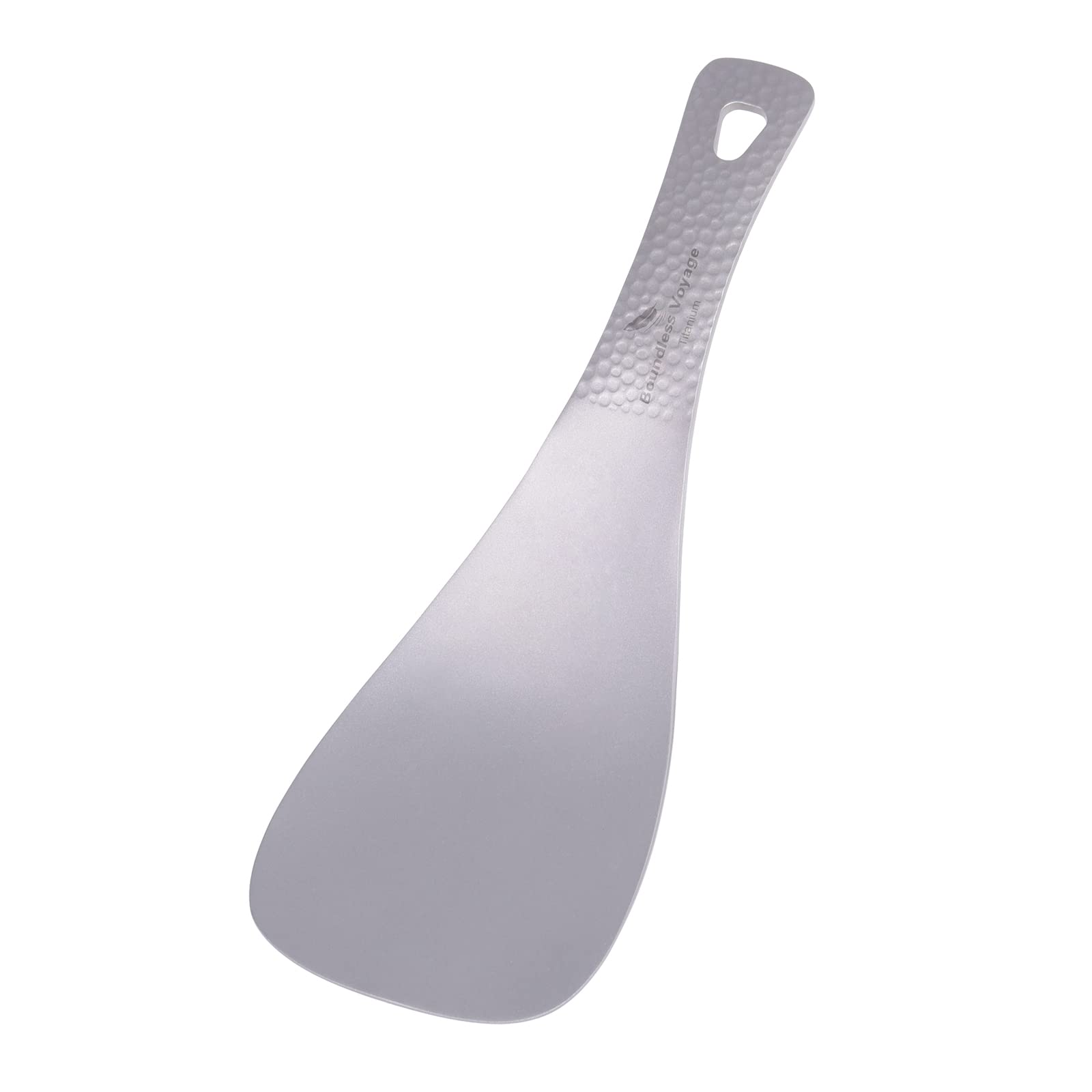 Voyae チタン しゃもじ 一体成形 長さ19.6cm 超軽量 72 錆びにくい 耐熱性 耐久性 耐熱 頑丈 調理器具 しゃもじ キャンプ
