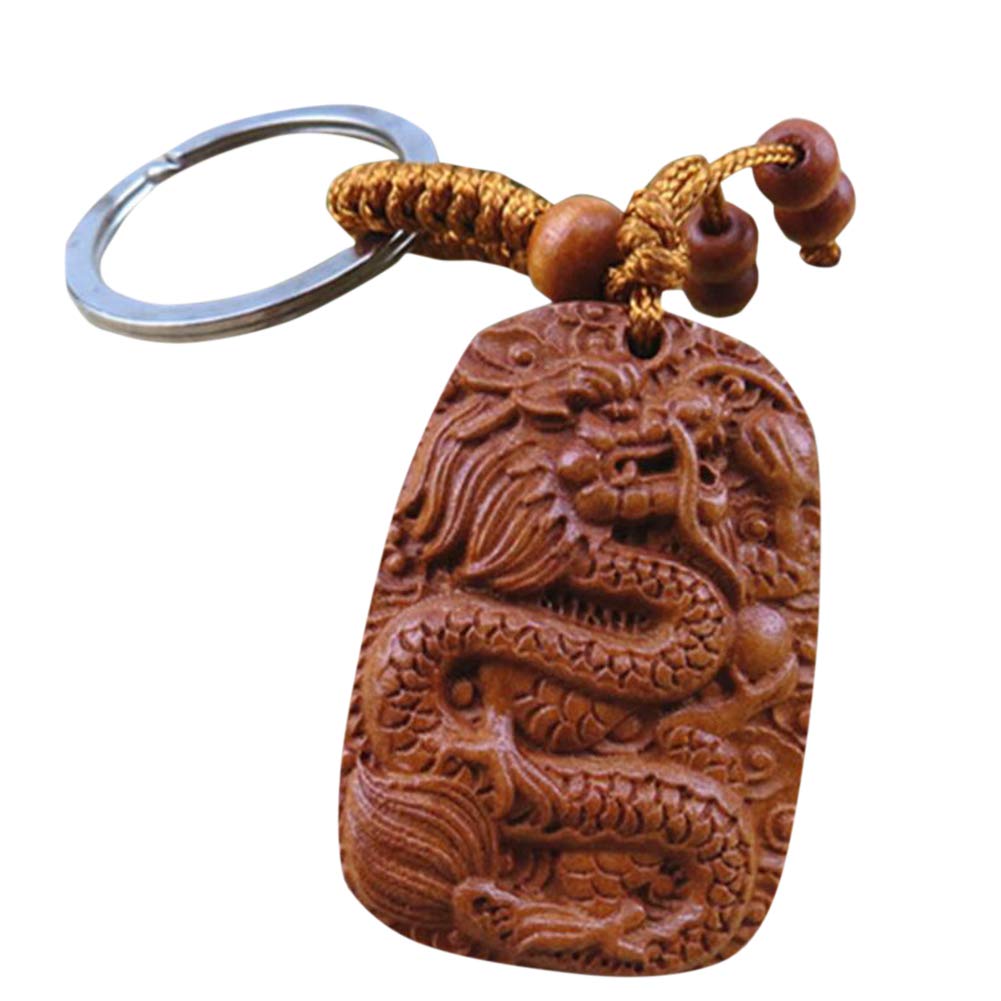 根付け 昇龍 キーホルダー キーチェン 風水グッズ H0249