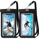 2個セット防水ケース IX8認定 携帯電話用ドライバッグ 最大7.0”スマホに対応可能 適用端末:ihone 15 14 13 ro Max