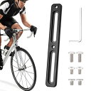 自転車 ボトルホルダーアダプター アジャスター ドリンクホルダーアダプター ボトルケージ取り付けベース 自転車用アクセサリー 取付簡単 黒