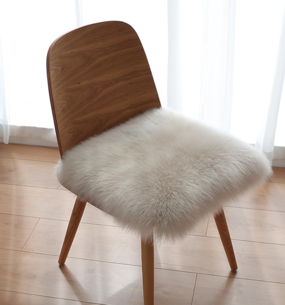 MI ムートンクッション 天然ムートン 長毛 シートクッション 車席ムートン 椅子ムートン ソファームー..