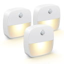 Ledセンサーライト人感センサーナイ いつでも白光・暖光を切り替え 光感応と人体感応の二重機能 自動点灯・自動消 廊下 寝室 玄関 階段 室内