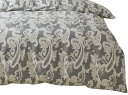 掛けふとんカバー セミダブル 170x210cm 綿100% リバーシブル 掛けカバー エレガント カシューナッツ花柄 おしゃれ 速乾 通気 単