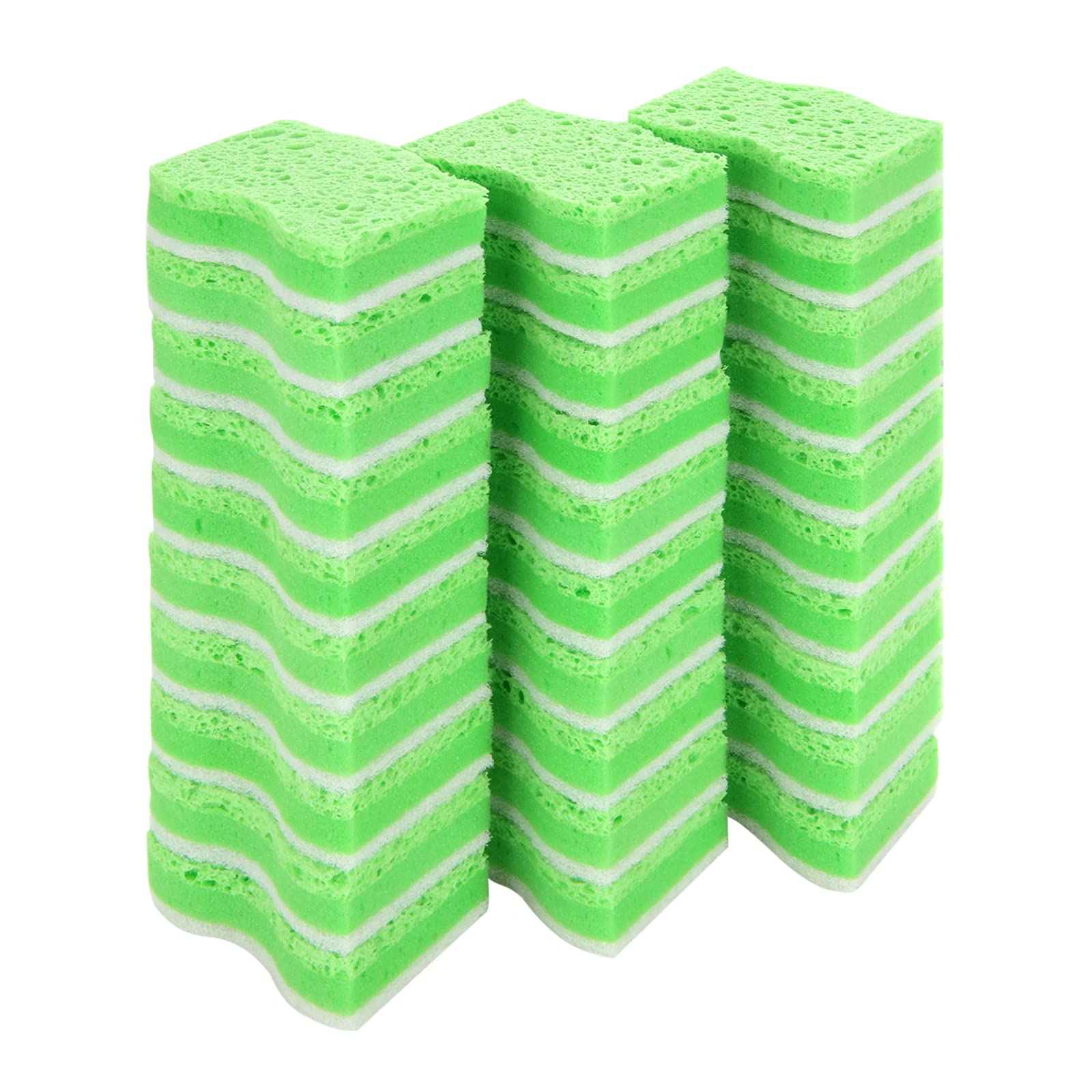 Other - 30個セット 台所用スポンジ スポンジ 食器洗い キッチンスポンジ つけない 抗菌 台所用 9.5x7x2.5cm 泡立つ 長持ち 水切れ グリ