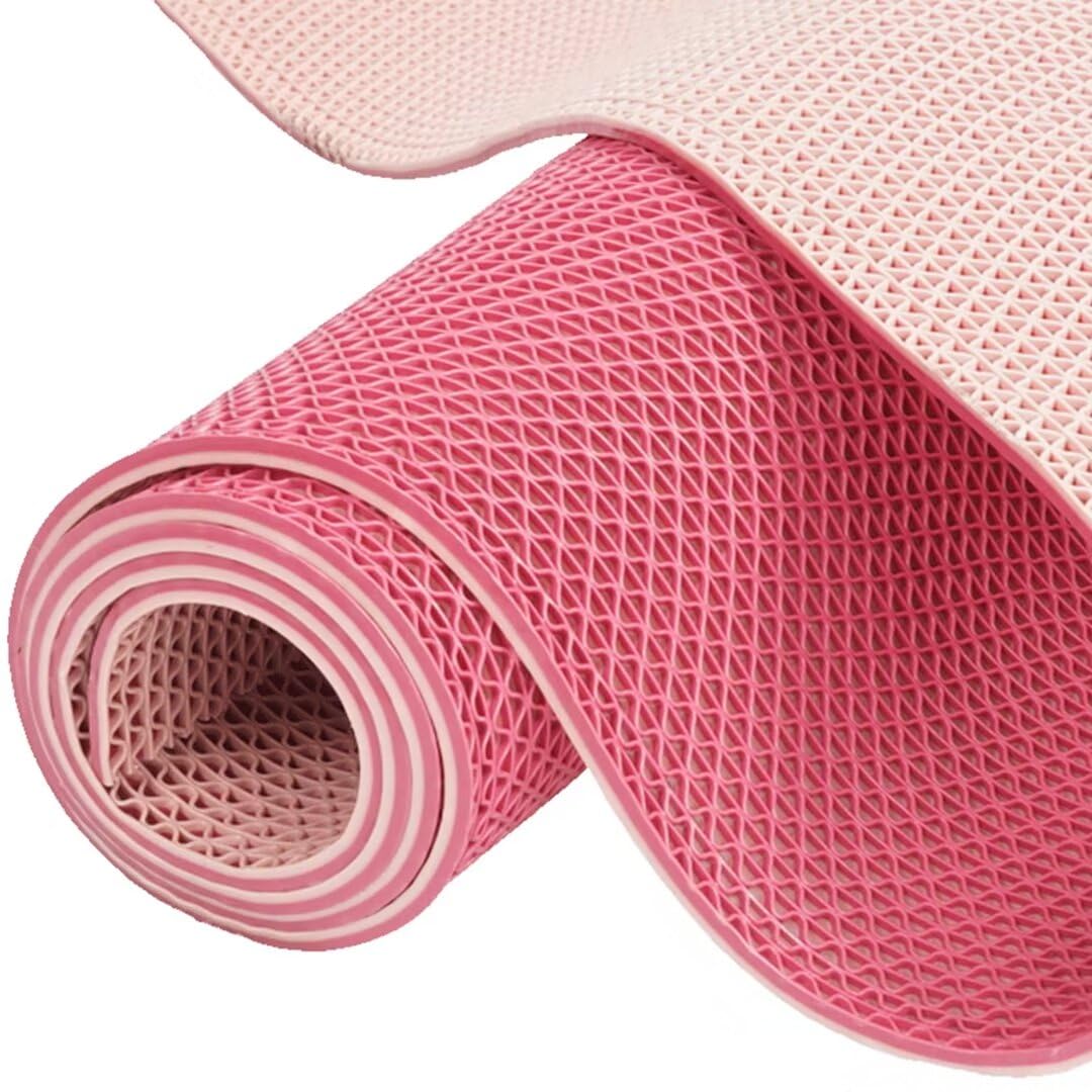 滑り止めマット 屋外 ゴムマット 歩行滑り止めマット 透水マット 穴あき 1枚に2つ色付き 厚さ5mm 自由DIY 業務用 家庭用 保育園・店