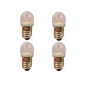 4個セット E10 口金サイズ LED豆電球 3V対応 0.5W 3V