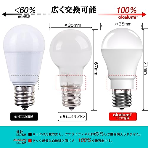 LED�ŵ� Ĵ�����б� E17���� 40W�� ���� 500lm �����ŵ� ���۸������� �ߥ˥���ץȥ� �ߥ˥��׷���Ǯ�ŵ����ؿ侩 6�ĥ�