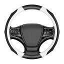 ハンドルカバー 軽自動車 普通車 mサイズ パンチングレザー 円型 グリップ 滑り止め ステアリングカバー フィット感 オールシーズン対応 通気
