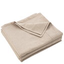 敷きシーツ シングル 150x250cm フラットシーツ ベッドシーツ オーガニックコットン アッパーシーツ 洗いざらしの綿100% 無地 ベー