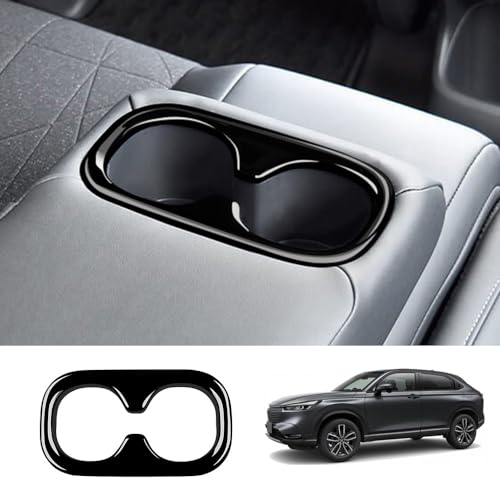 2021新型 ホンダ ヴェゼル RV 2021年4月? 後席アームレストパネル セカンドステージ カスタム 内装アクセサリー ピアノブラック