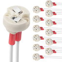 G4 LED電球ソケット セラミックソケット G4 G6.35 GY6.35 GX5.3 16 GZ4 11 ランプソケット 12個セット
