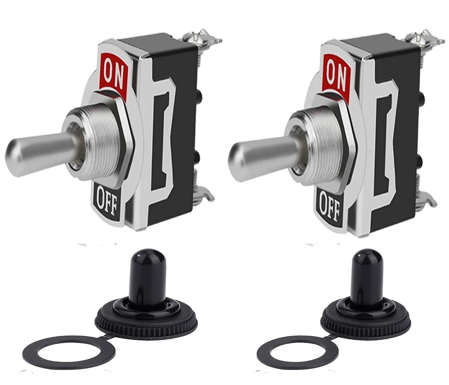 トグルスイッチ ロッカートグルスイッチ 車トグルスイッチ スイッチ防水 キャップ 防水キャップ 車用オ..