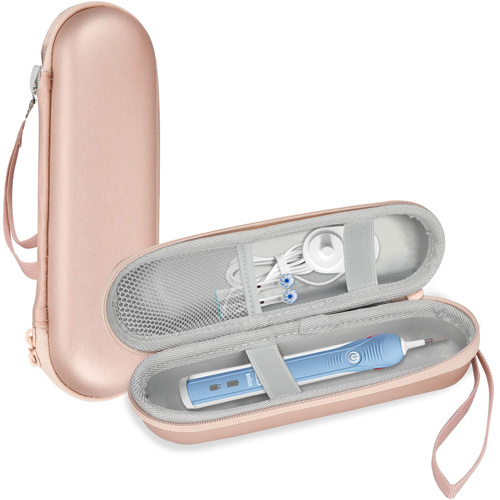 Oral B/ 歯ブラシ携帯用ケース電動歯ブラシ収納ケース、メッシュポケット付き 対応機種： OralB ro 、 Sonicare など ?
