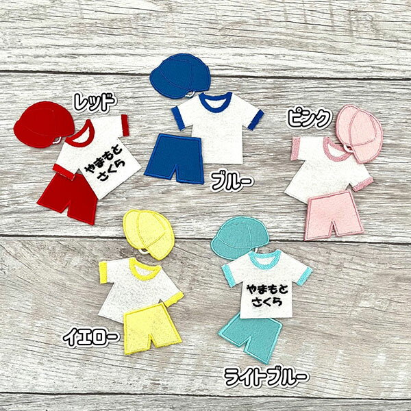 【体操服セット 名入れ 入園 入学準備 アイロン接着 刺繍ワッペン】保育園/幼稚園/小学校/ひらがな/ネーム/アップリケ/刺しゅう/役立ちアイテム