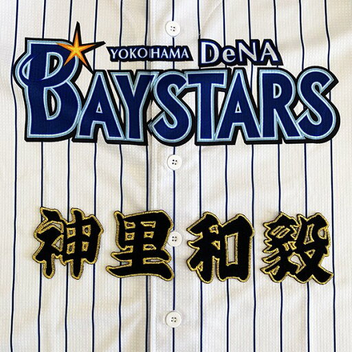 納期注意【横浜DeNAベイスターズ 刺繍ワッペン 神里 名前】神里和毅/応援歌/ユニフォーム/優勝/プロ野球/刺繍/刺しゅう/クリスマス/ 納期注意【横浜DeNAベイスターズ 刺繍ワッペン 神里 名前】神里和毅/応援歌/ユニフォーム/優勝/プロ野球/刺繍/刺しゅう/クリスマス/