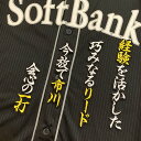 納期注意【ソフトバンクホークス 刺繍ワッペン 市川 応援歌】市川友也/ユニフォーム/プロ野球/刺繍/刺しゅう/ワッペン/応援グッズ【SG】の商品画像