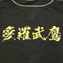 納期注意【ソフトバンクホークス 刺繍ワッペン 愛羅武鷹 毛筆】応援歌/ユニフォーム/優勝/プロ野球刺しゅう/ワッペン/応援グッズ【SG】