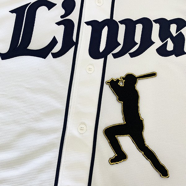 納期注意【西武ライオンズ 刺繍ワッペン 金子 シルエット 金】金子侑司/ユニフォーム/刺繍/刺しゅう/ワ..