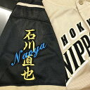 納期注意【日本ハムファイターズ 刺繍ワッペン 石川 ネーム】石川直也/ユニフォーム/日ハム/ファイターズ/刺しゅう/ワッペン【SG】