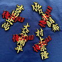 納期注意【WBC 応援 刺繍ワッペン 侍JAPAN ネーム】2023年/日本代表/国旗/侍ジャパン/野球/ユニフォーム/優勝/刺しゅう/ワッペン/応援グッズ