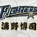 納期注意【日本ハムファイターズ 刺繍ワッペン 浦野 名前】浦野博司/ユニフォーム/日ハム/ファイターズ/刺しゅう/ワッペン【SG】