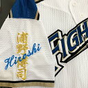 納期注意【日本ハムファイターズ 刺繍ワッペン 浦野 ネーム】浦野博司/ユニフォーム/日ハム/ファイターズ/刺しゅう/ワッペン【SG】