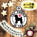 【選べる犬種 DOG IN CAR 吸盤 刺しゅうタイプ】車/ステッカー/フェルト/刺繍/シルエット/おしゃれ/犬/ドッグインカー/乗ってます/セーフティーサイ...
