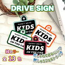 【KIDS IN CAR 2 吸盤 刺しゅうタイプ】