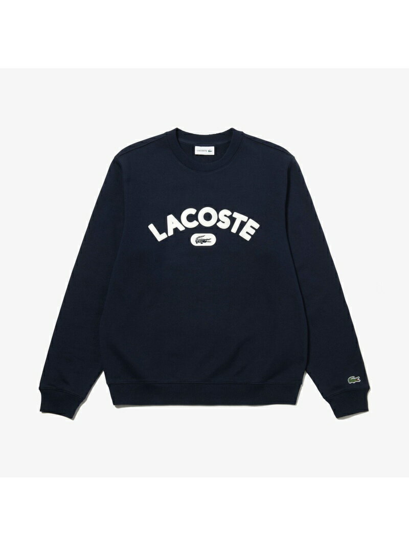 【SALE／30%OFF】カレッジロゴクルーネックスウェット LACOSTE ラコステ カットソー スウェット グレー ネイビー【RBA_E】【送料無料】[Rakuten Fashion]
