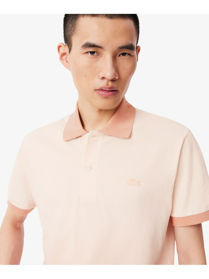 【SALE／40%OFF】L.12.12グラデーション 半袖ポロシャツ LACOSTE ラコステ トップス ポロシャツ ネイビー ベージュ【RBA_E】【送料無料】[Rakuten Fashion]