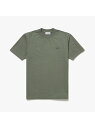 ボディーサイズピグメントTシャツ LACOSTE ラコステ トップス カットソー Tシャツ グリーン ホワイト ベージュ ブラック ネイビー ブルー ピンク【送料無料】 Rakuten Fashion