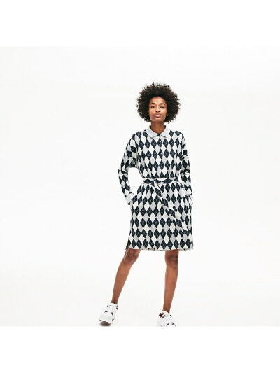 楽天市場 Rakuten Fashion Sale 30 Off アーガイルジャカードニットポロワンピース Lacoste ラコステ ワンピース ニットワンピース Rba E 送料無料 Lacoste ラコステ