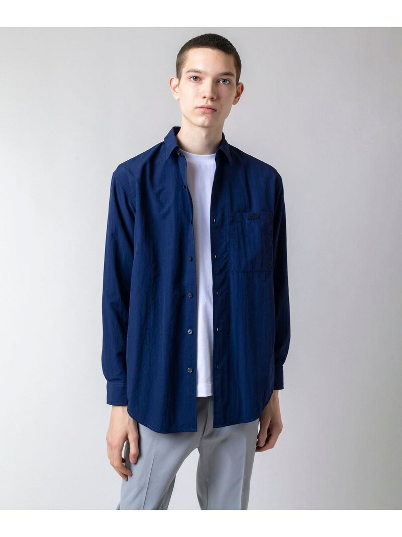 【SALE／40%OFF】撥水リサイクルナイロンアウターシャツ LACOSTE ラコステ トップ...