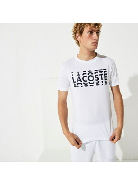 [Rakuten Fashion]【SALE／37%OFF】ウルトラドライ仕様アニメーションロゴプリントTシャツ LACOSTE ラコステ カットソー スウェット ホワイト ネイビー【RBA_E】【送料無料】