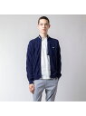 【SALE／40%OFF】変形ケーブルジップアップコットンニットテニスカーディガン LACOSTE ラコステ トップス ニット ネイビー ホワイト グレー【RBA_E】【送料無料】[Rakuten Fashion]