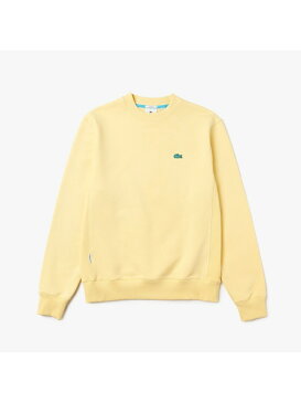 【SALE／40%OFF】ラコステライブ ソリッドクルーネックスウェット LACOSTE ラコステ カットソー スウェット イエロー シルバー グリーン【RBA_E】【送料無料】[Rakuten Fashion]