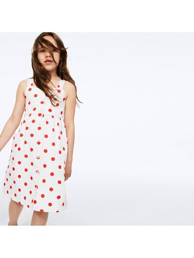 楽天市場 Rakuten Fashion Sale 30 Off Girls水玉模様コットンドレス Lacoste ラコステ ワンピース ノースリーブワンピース Rba E 送料無料 Lacoste ラコステ