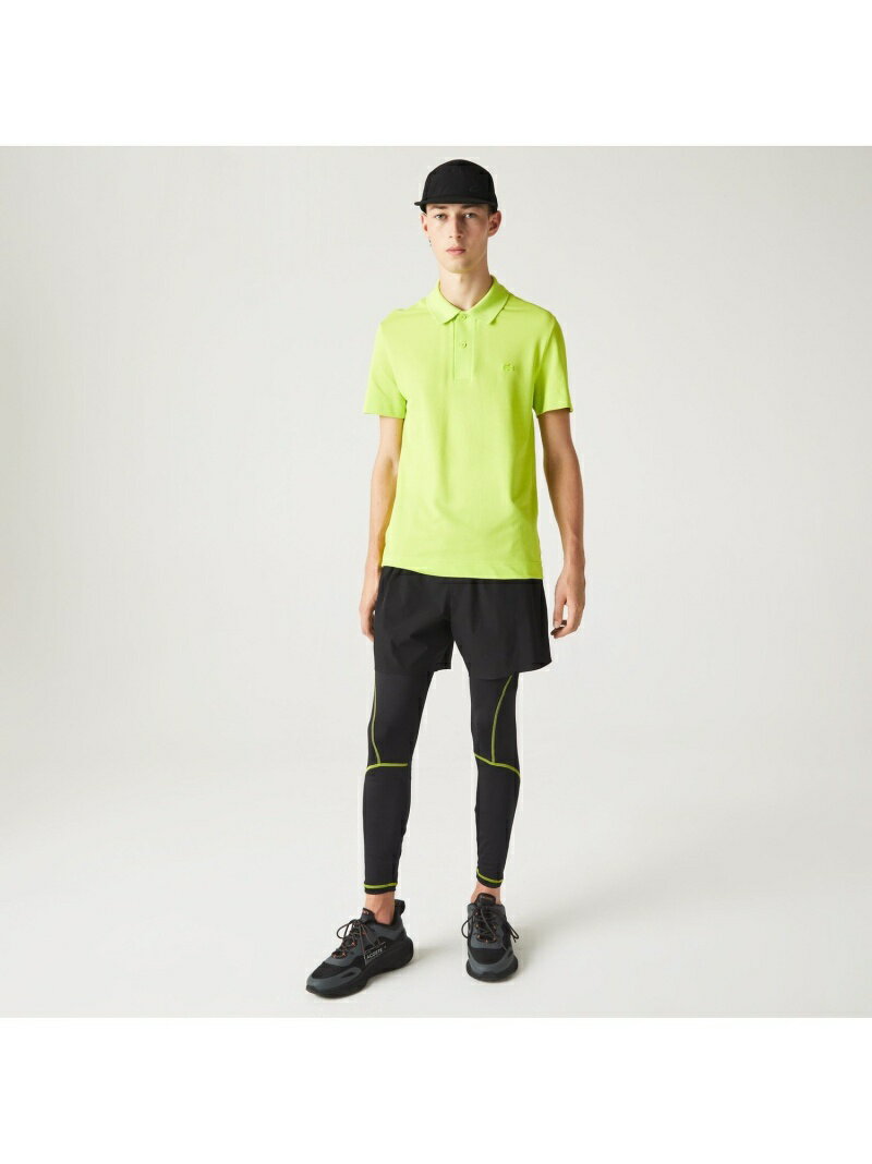 【SALE／30%OFF】スポーツタイツ LACOSTE ラコステ 靴下・レッグウェア レギンス・スパッツ ブラック【RBA_E】【送料無料】[Rakuten Fashion]