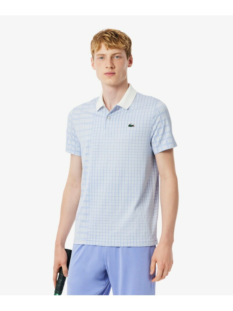 LACOSTE ラコステ 総柄 ポロシャツ ブルー 楽天市場】ラコステ ポロシャツ（柄総柄）の通販