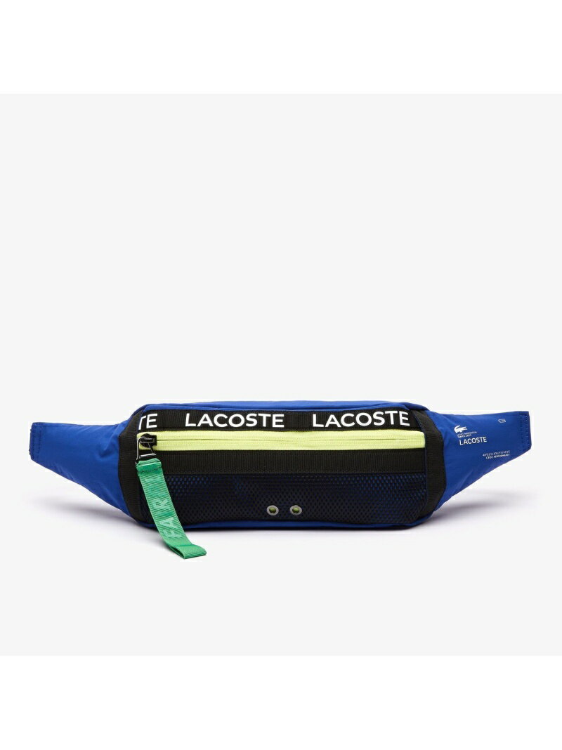 【SALE／50%OFF】ラコステフリーダム ロゴバンドカラーブロックナイロンウェストバッグ LACOSTE ラコステ バッグ ボディバッグ・ウエストポーチ ブルー ブラック【RBA_E】【送料無料】[Rakuten Fashion]