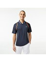 【SALE／40%OFF】『ダニール・メドベージェフ』スキッパーネックポロシャツ LACOSTE ラコステ トップス ポロシャツ ホワイト ネイビー レッド【RBA_E】【送料無料】[Rakuten Fashion] 2