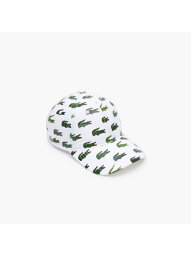 【SALE／40%OFF】ワニロゴ総柄JUNIORキャップ LACOSTE ラコステ 帽子 キャップ ホワイト【RBA_E】[Rakuten Fashion]