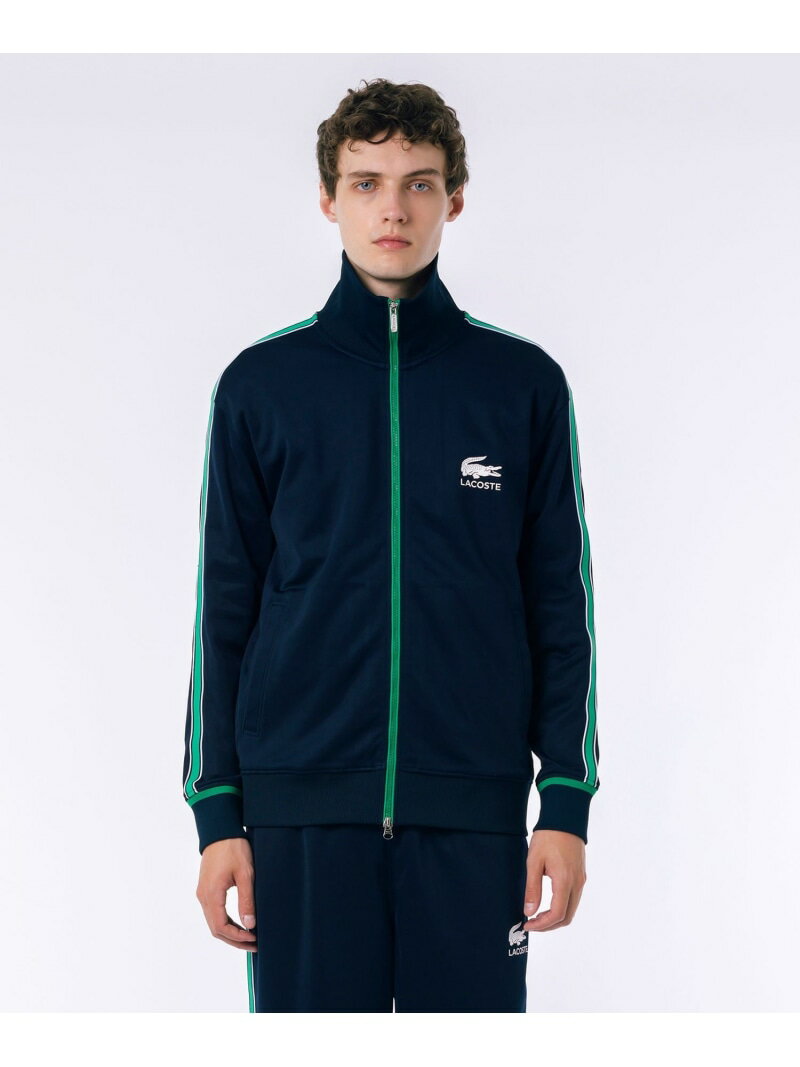 【SALE/40%OFF】ショルダーラインスウェットトラックジャケット LACOSTE ラコステ トップス その他のトップス ホワイト パープル【RBA_E】【...