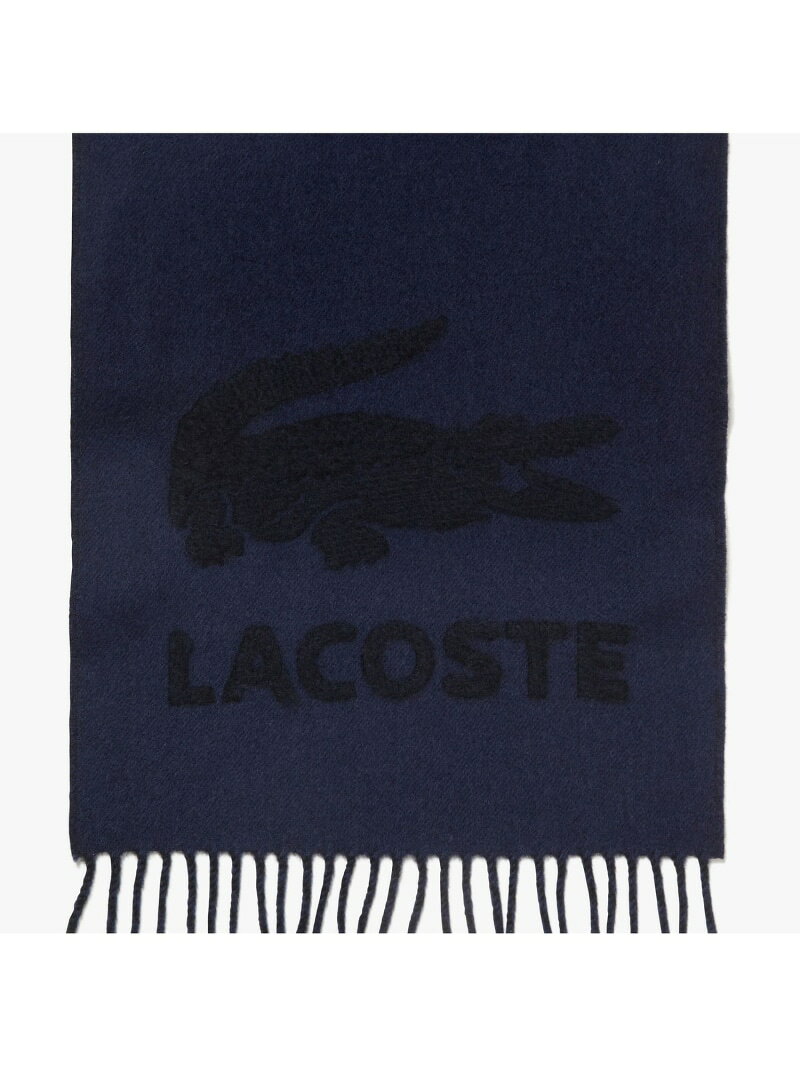 日本産 Sale 30 Off ニードルパンチロゴウールマフラー Lacoste ラコステ ファッショングッズ マフラー スヌード ブラック ネイビー Rba E 送料無料 Rakuten Fashion 今だけ限定価格 Robisz To