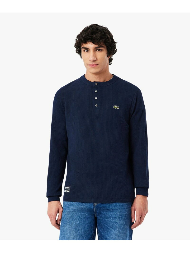 ノンネイティブ　ラコステ　ヘンリーネックTシャツ rg3414-01_1.jpg