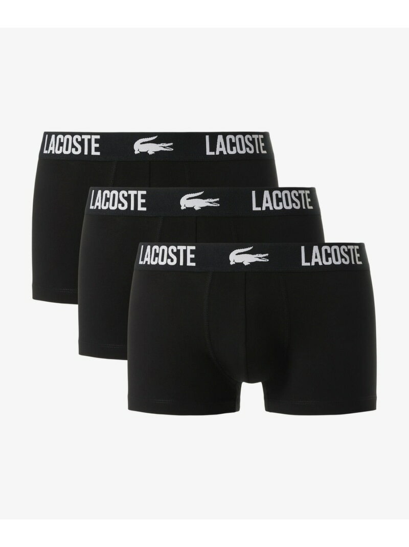 3パックストレッチコットンボクサートランクショーツ / ボクサーパンツ LACOSTE ラコステ インナー・ル..