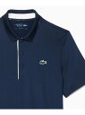 【SALE/40%OFF】UPF30 UVカット ワントーン配色パイピング ウルトラドライゴルフ半袖ポロシャツ LACOSTE ラコステ トップス ポロシャツ ...