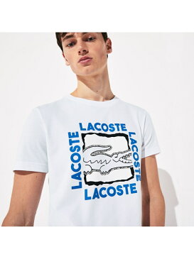 [Rakuten Fashion]【SALE／37%OFF】3DプリントTシャツ LACOSTE ラコステ カットソー スウェット【RBA_E】【送料無料】