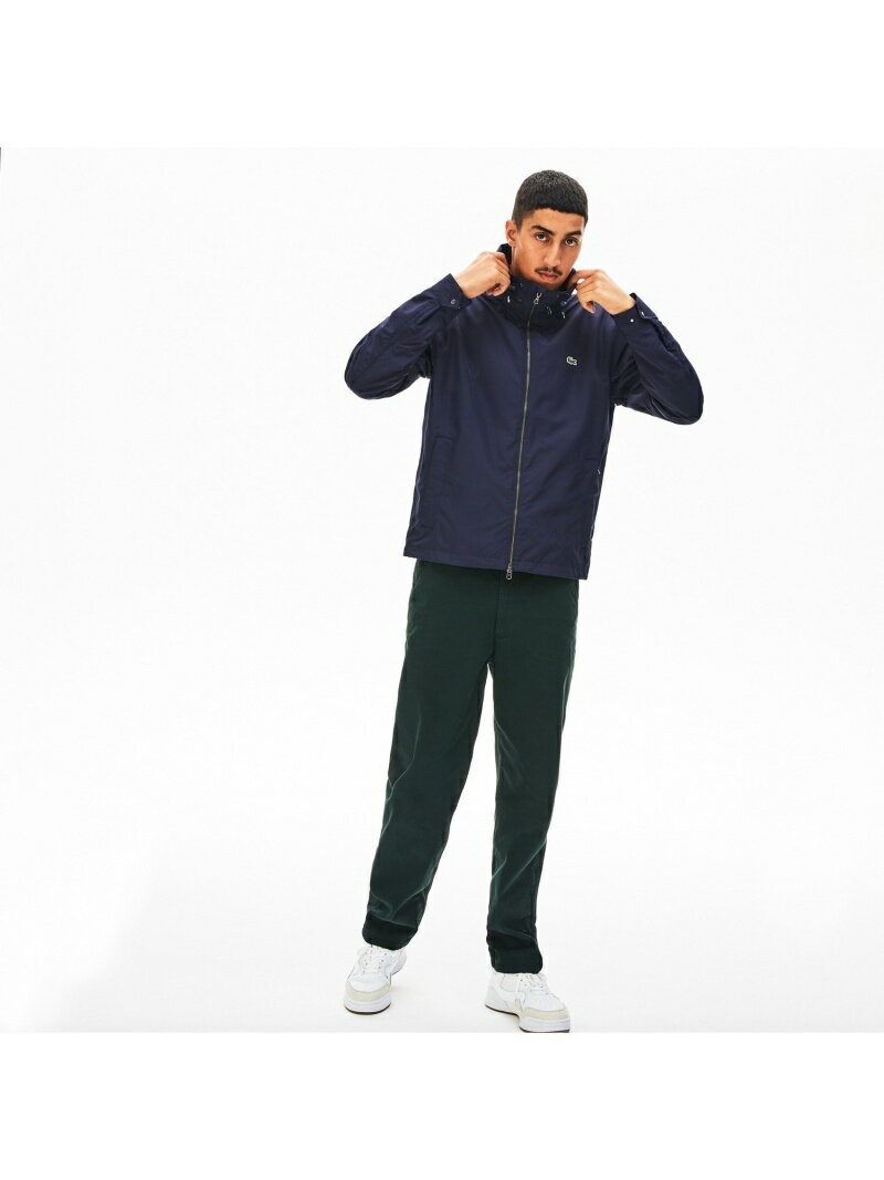 [Rakuten Fashion]【SALE／30%OFF】フード内蔵スタンドカラージップアップジャケット LACOSTE ラコステ コート/ジャケット ブルゾン ブラック【RBA_E】【送料無料】