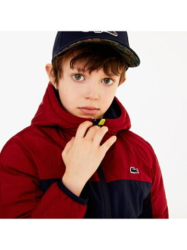 [Rakuten Fashion]【SALE／30%OFF】BOYSバイカラー中綿ジャケット LACOSTE ラコステ コート/ジャケット ダウンジャケット レッド【RBA_E】【送料無料】